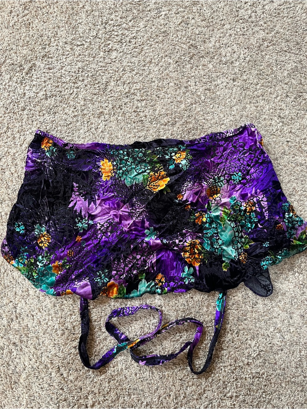 Capezio Velvet Ballet Wrap Skirt